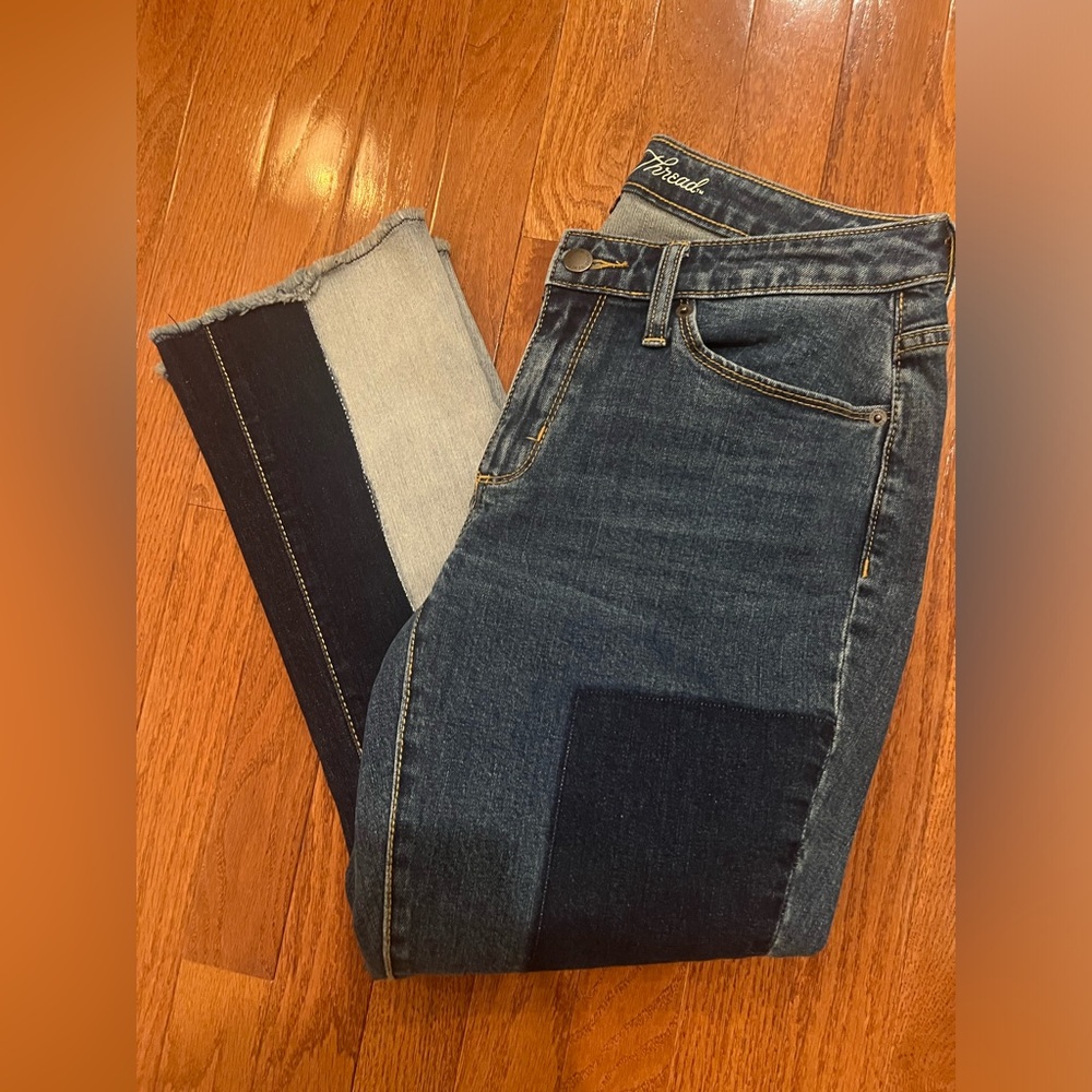 Universal Thread Patchwork Crop Fray Bottom Bootc… - image 2